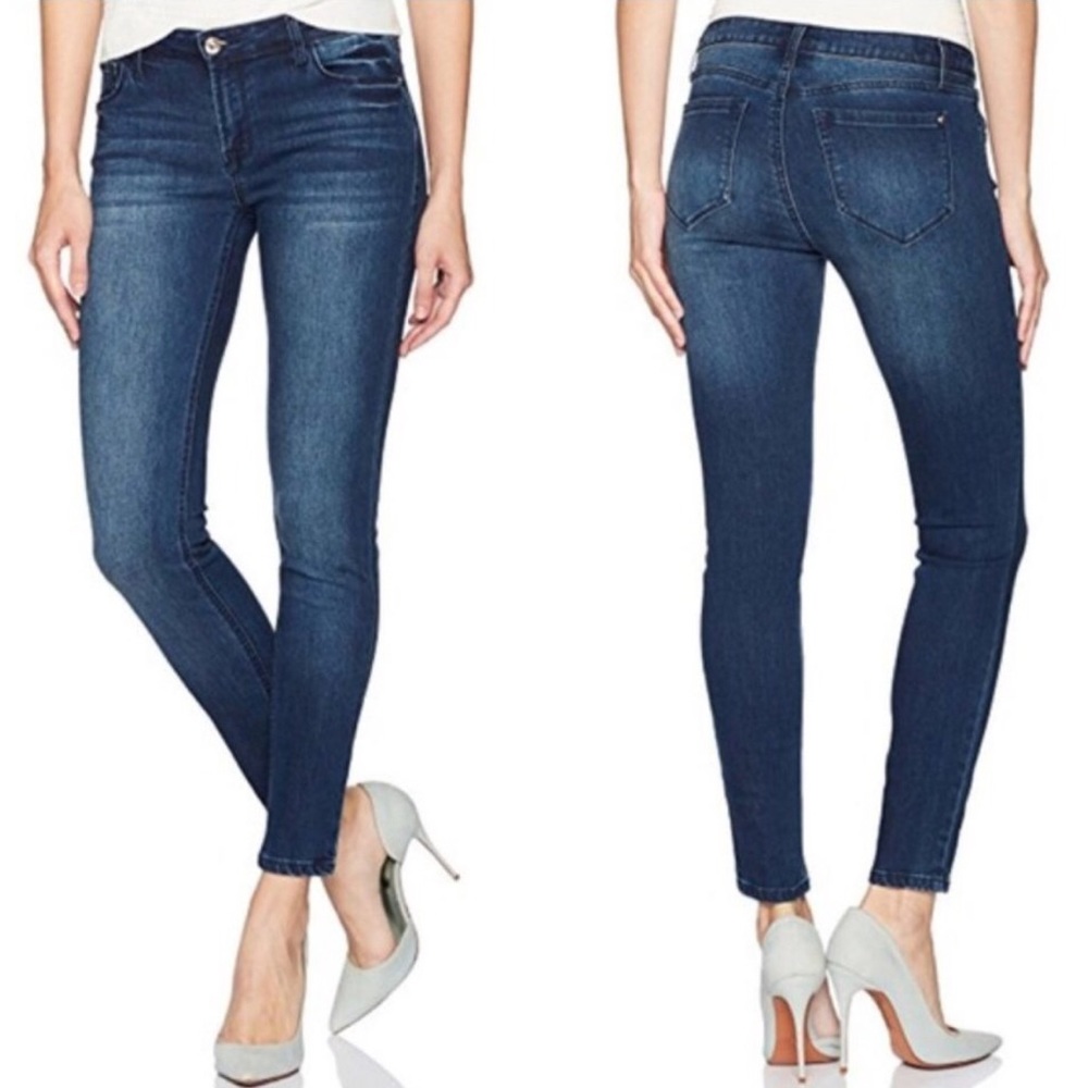 Kensie Effortless Ankle Mid Rise Jeans